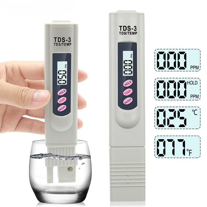 Aquael Filter Fzn - 1/3 Pcs Portable LCD Digital TDS