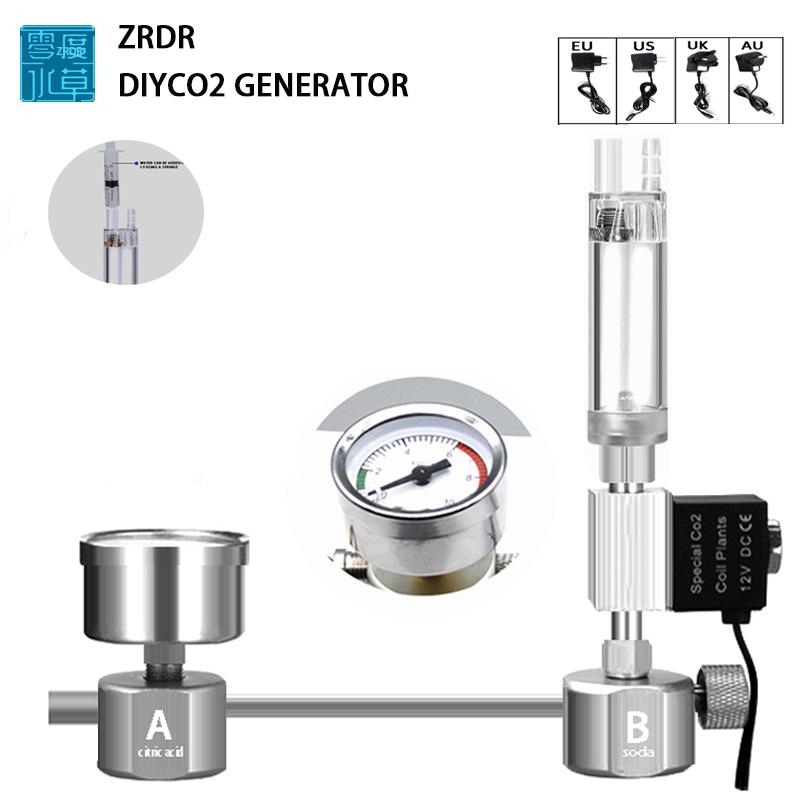 Planted Aquarium Equipment - Aquarium DIY CO2 Reactor Generator System