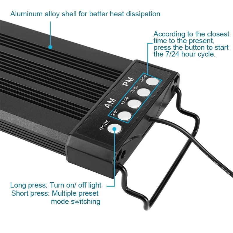 Aquarium LED Lighting 24/7 Hou - Planted Aquarium Hours review and price