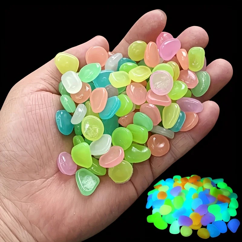 50-200pcs Glow in The Dark Peb - Aquarium Planting review and price