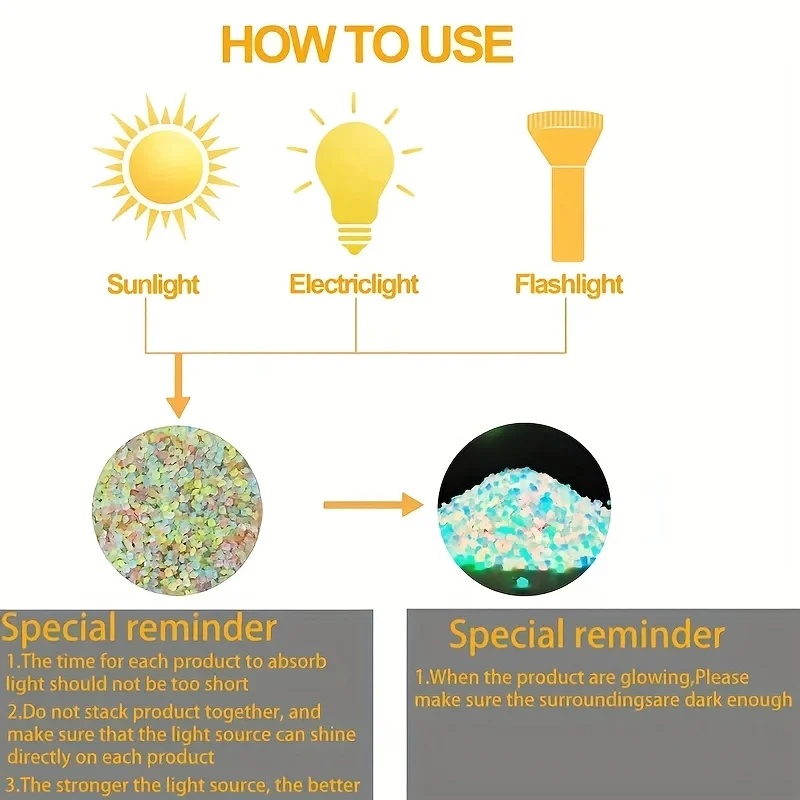 50-200pcs Glow in The Dark Peb - Aquarium Planting review and price