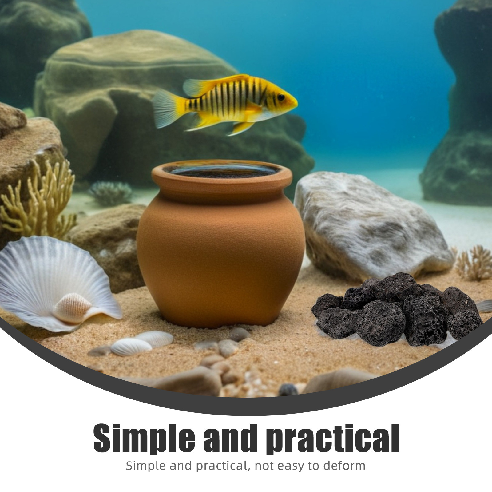 1Pack Natural Volcanic Stones  - Aquarium Planting review and price