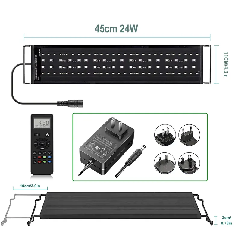 SIROKA 45cm Professional LED F - Planted Aquarium Hours review and price