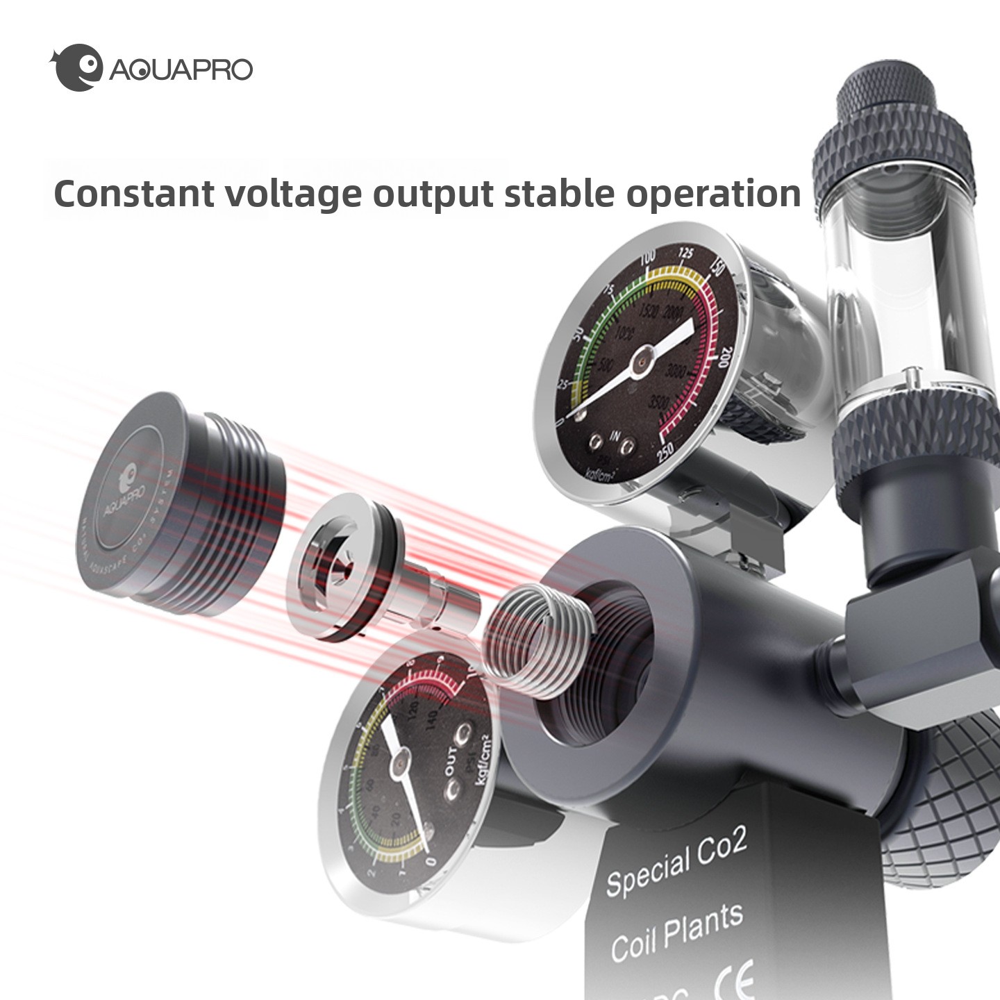 AQUAPRO Solenoid Dual Gauge CO - Aquarium Plant Uk review and price