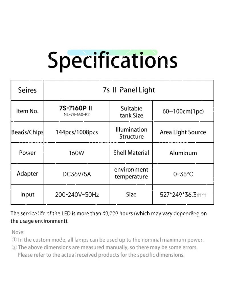 Aquarium LED Light 160W RGB Fu - Aquarium Planting review and price