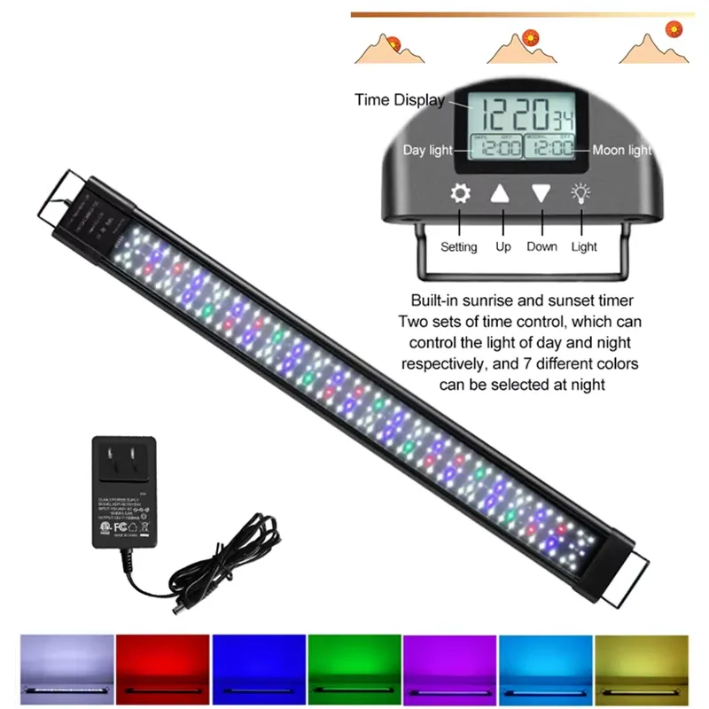 48W IP68 LED Aquarium Light fo - Planted Aquarium Hours review and price
